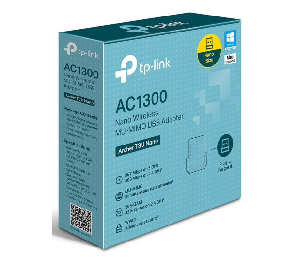 TP-Link Archer T3U Nano (1300Mb/s a/b/g/n/ac) DualBand - 1137621 - zdjęcie 2